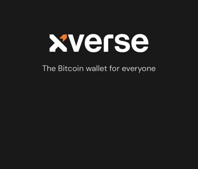Creating a new Xverse wallet Xverse home page