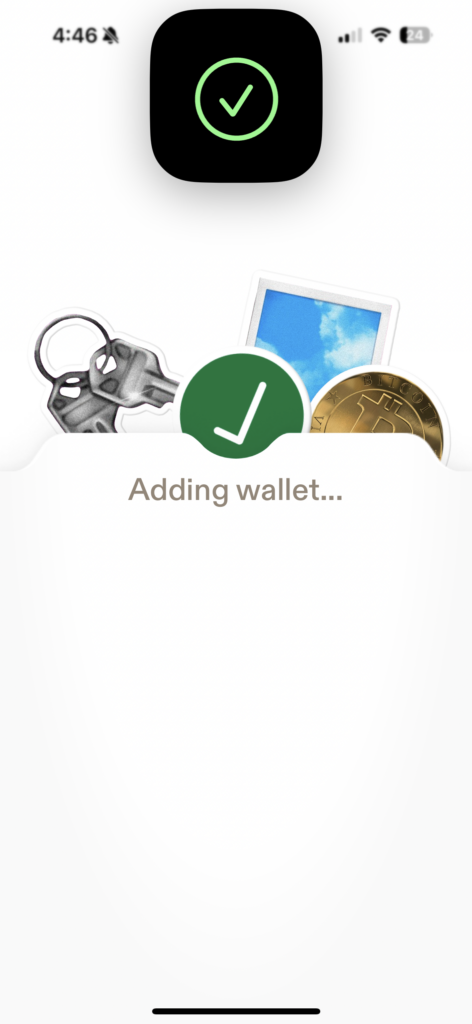 Adding a Leather crypto wallet to the app