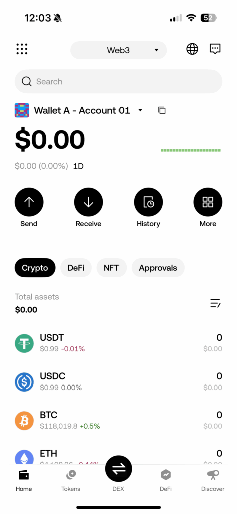 OKX crypto wallet